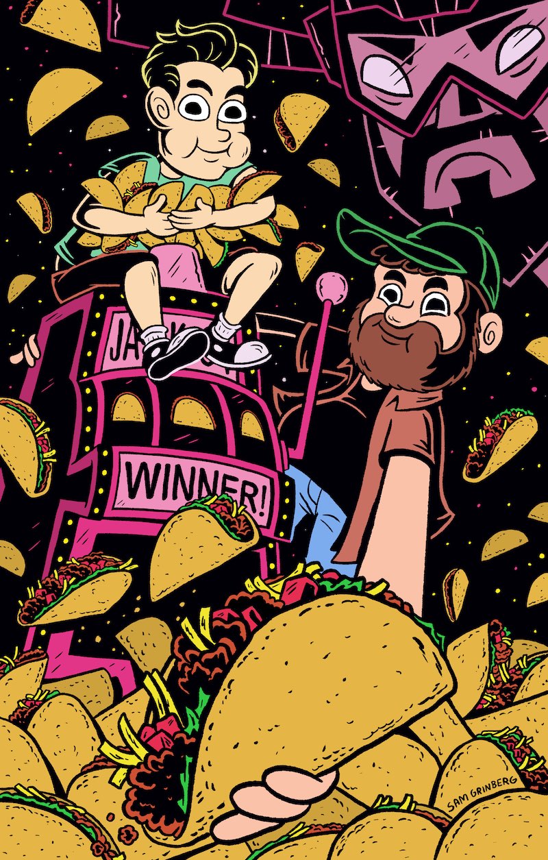 The Doughboys Mitch and Wiger Chew America Crisis on Infinite Girths #2 (of 6)